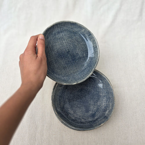 Small Ceramic Snack Plate with Color Options