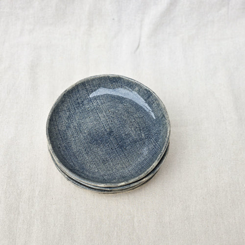 Small Ceramic Snack Plate with Color Options