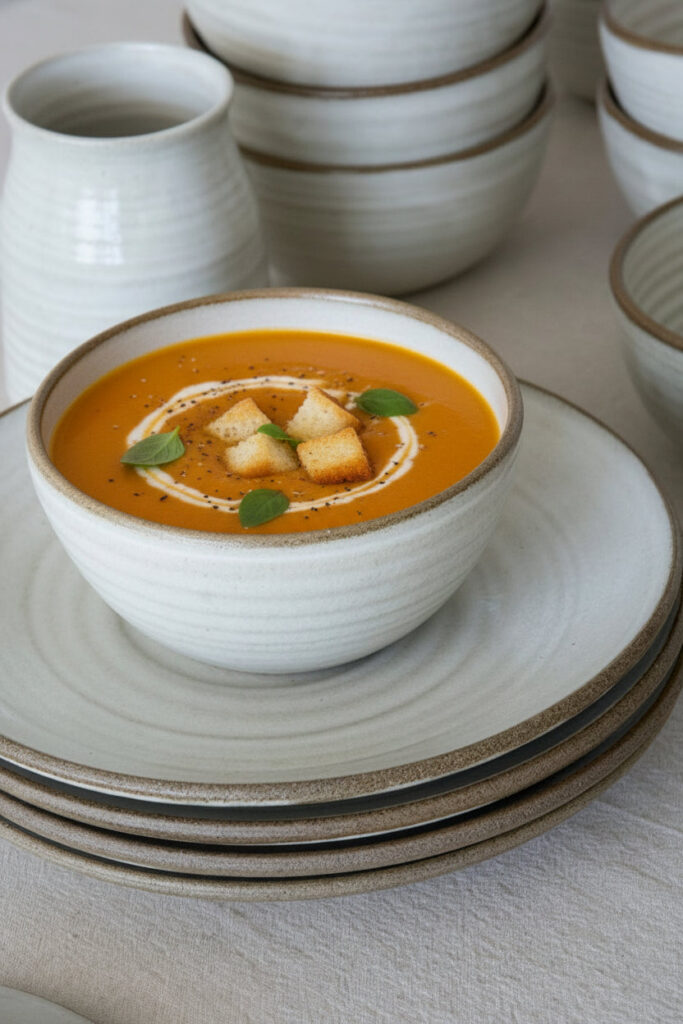 Speckled Ceramic Soup Bowl for Everyday Meals