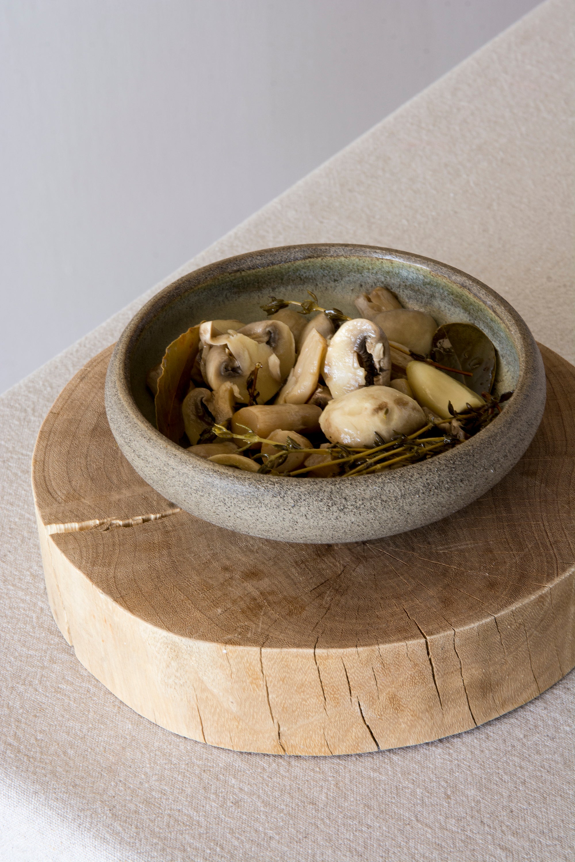 Shallow Ceramic Tapas Bowl for Small Dishes