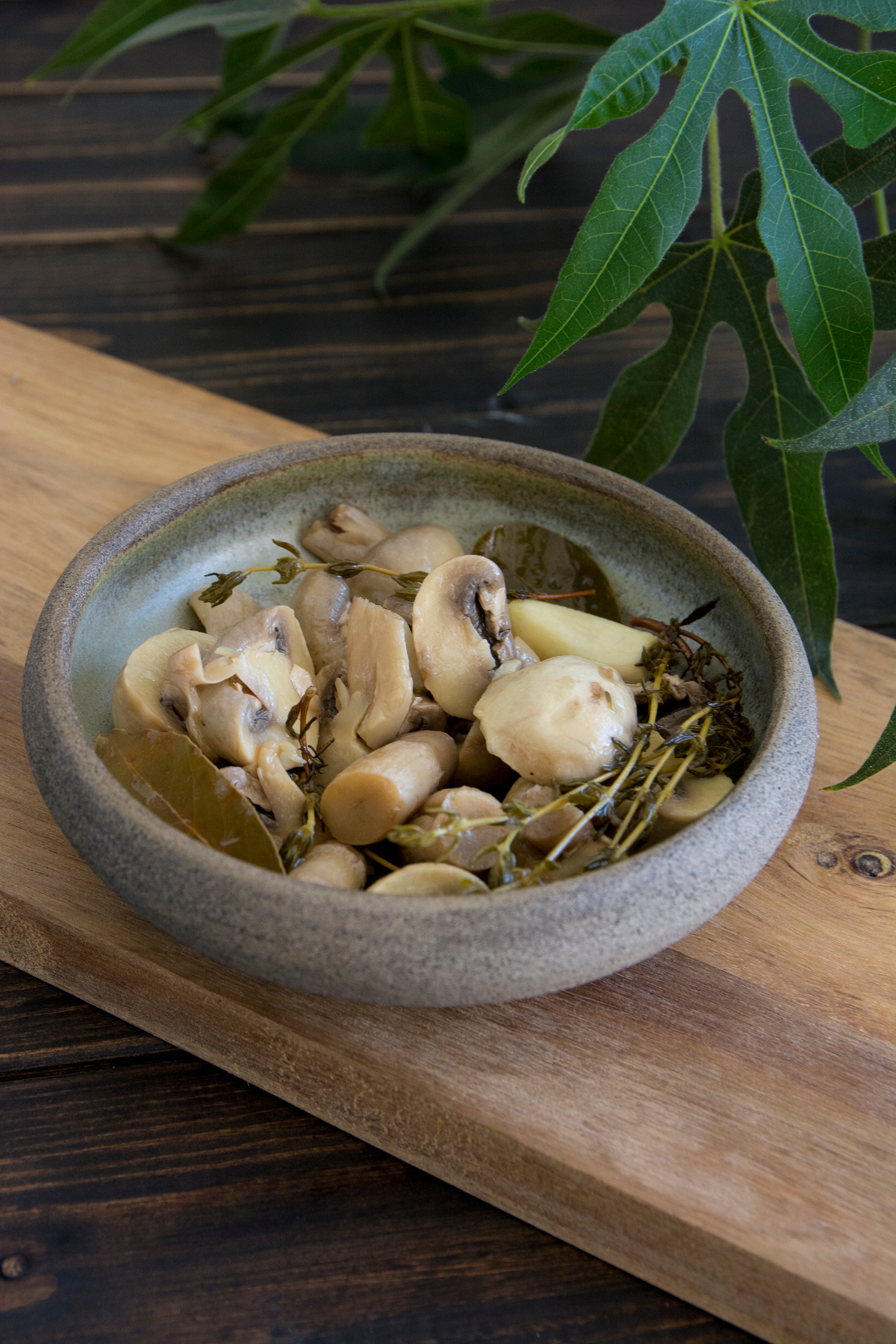 Shallow Ceramic Tapas Bowl for Small Dishes