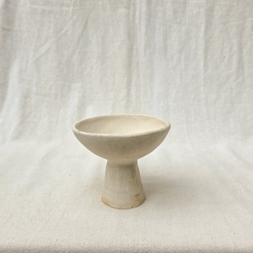 Footed Ceramic Dip Bowl with Tall Base