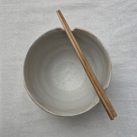 Large Ceramic Ramen Bowl with Deep Profile