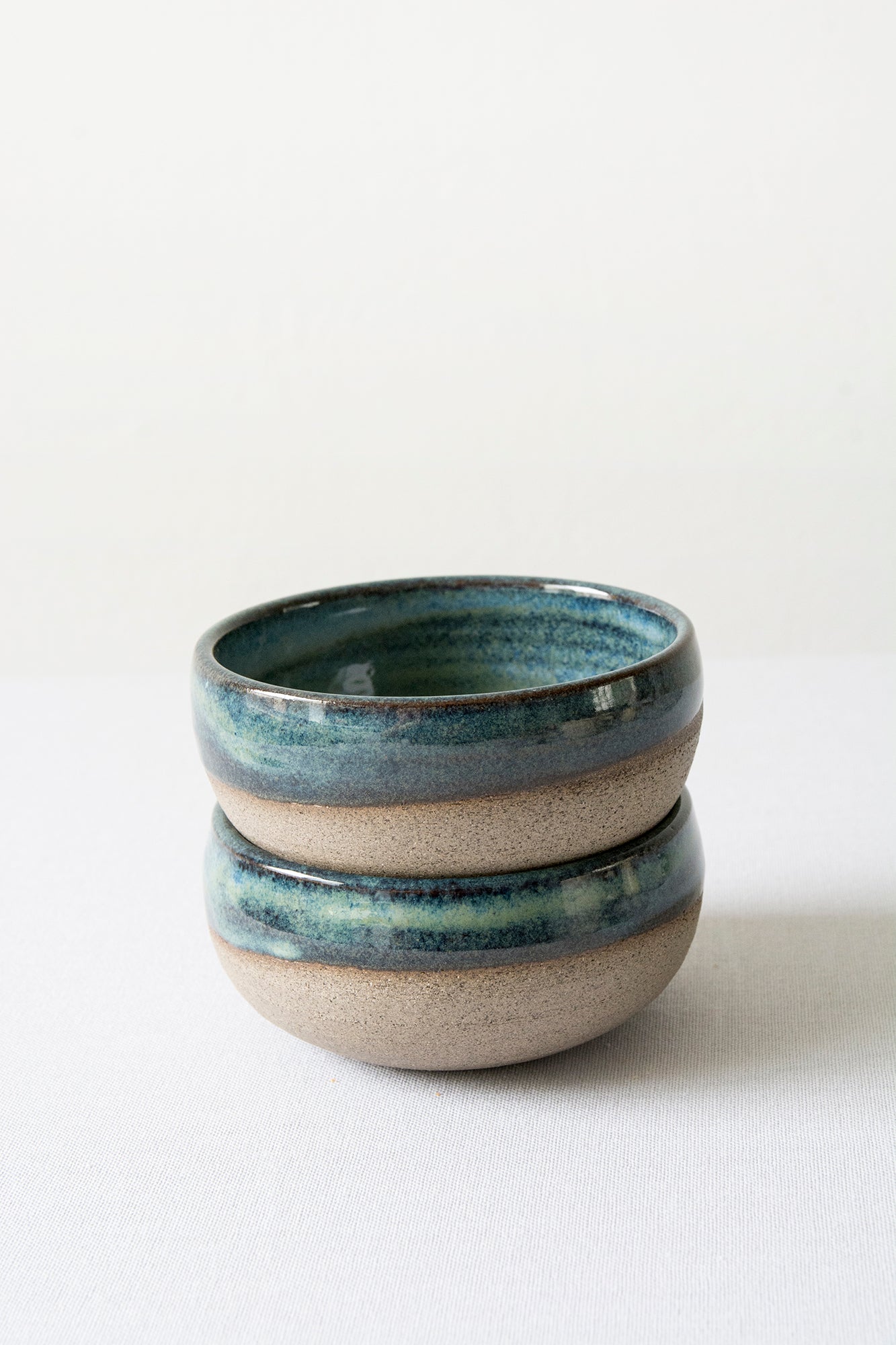 Rustic Small Pottery Snack Bowls for Sides