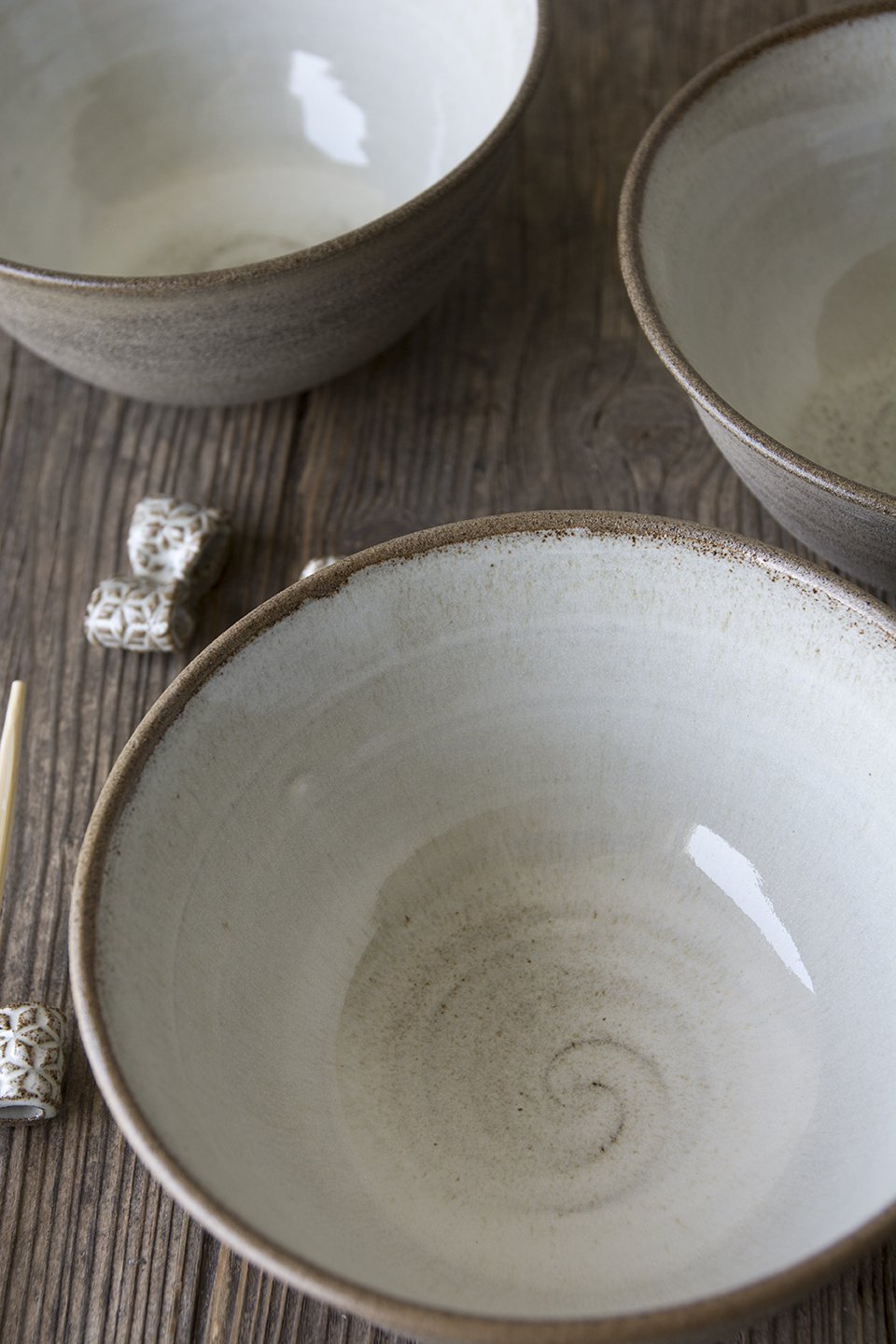 Rustic Ceramic Ramen Bowl for Noodles