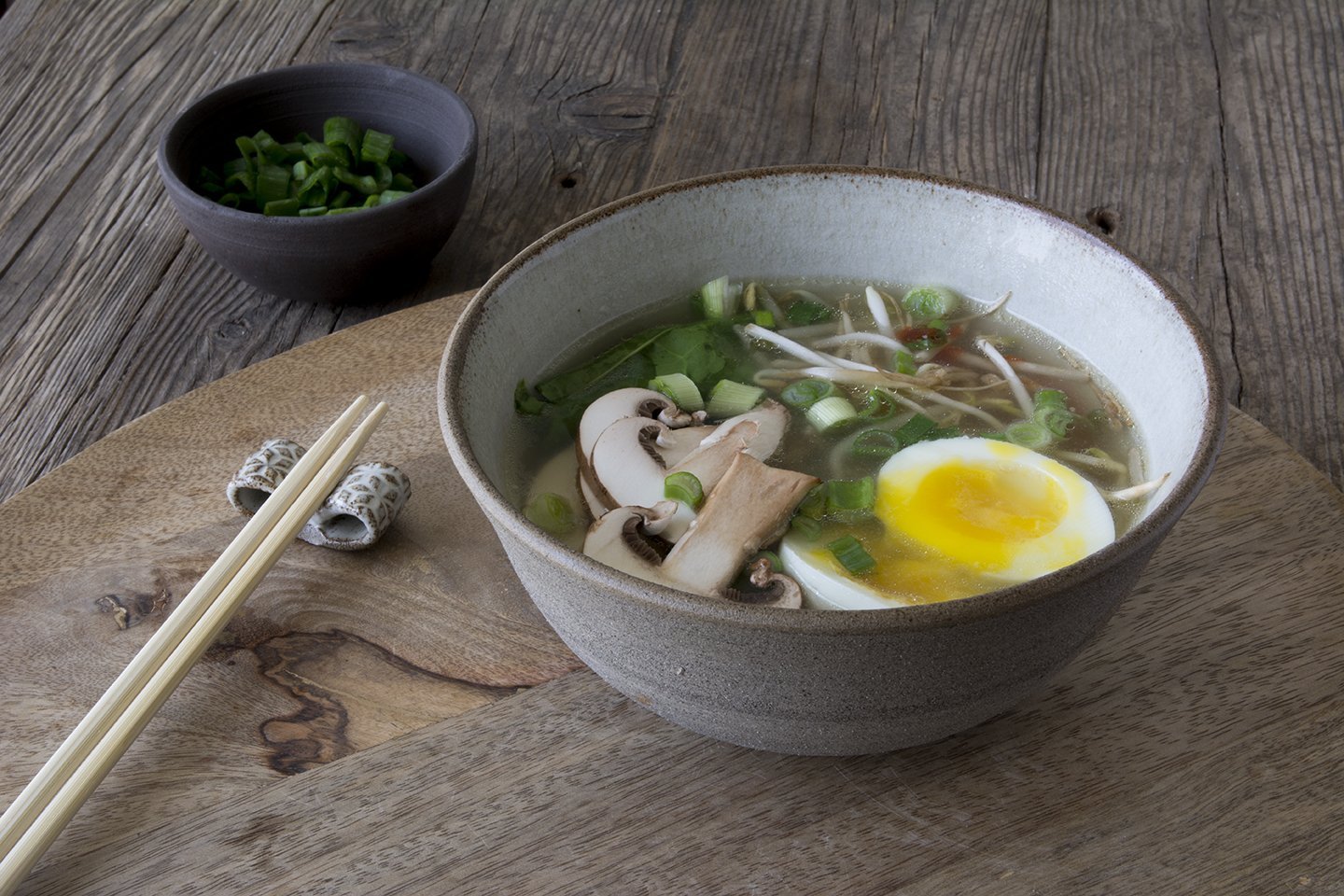 Rustic Ceramic Ramen Bowl for Noodles