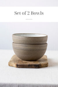 Rustic Soup Bowls, Set of 2