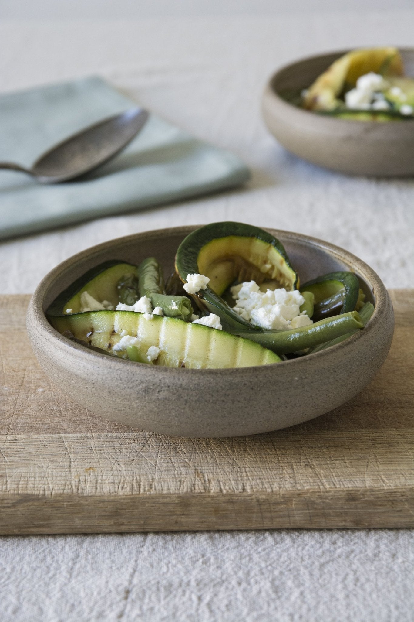 Shallow Ceramic Tapas Bowl for Small Dishes
