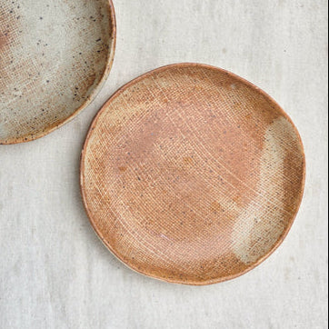 Small Ceramic Snack Plate with Color Options