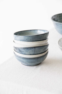 Stackable Ceramic Cereal Bowls for Daily Meals