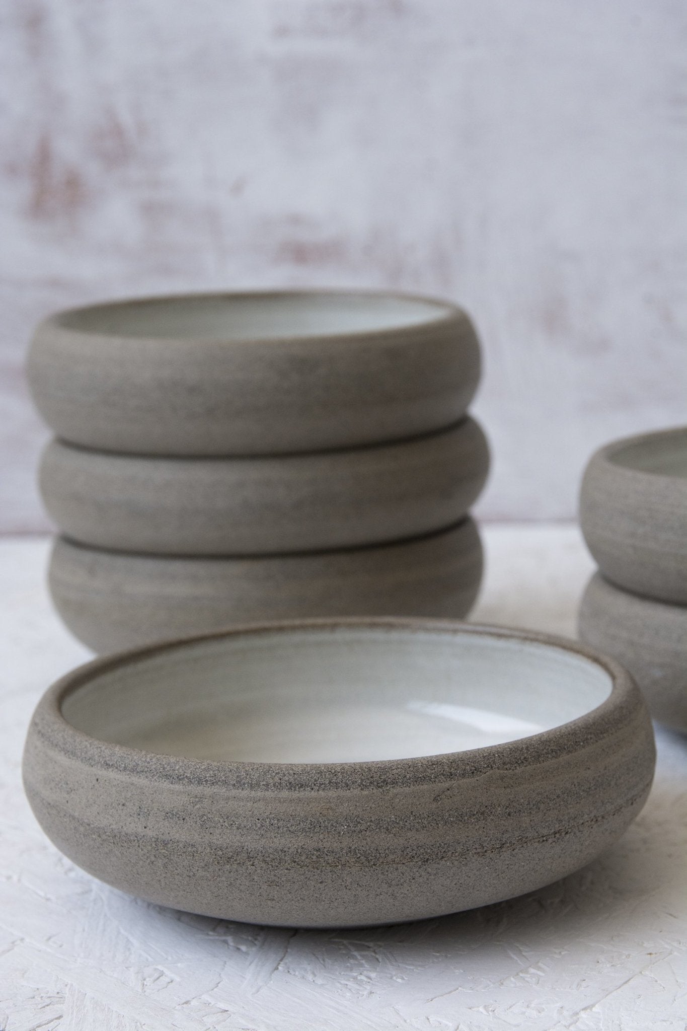 Shallow Ceramic Tapas Bowl for Small Dishes