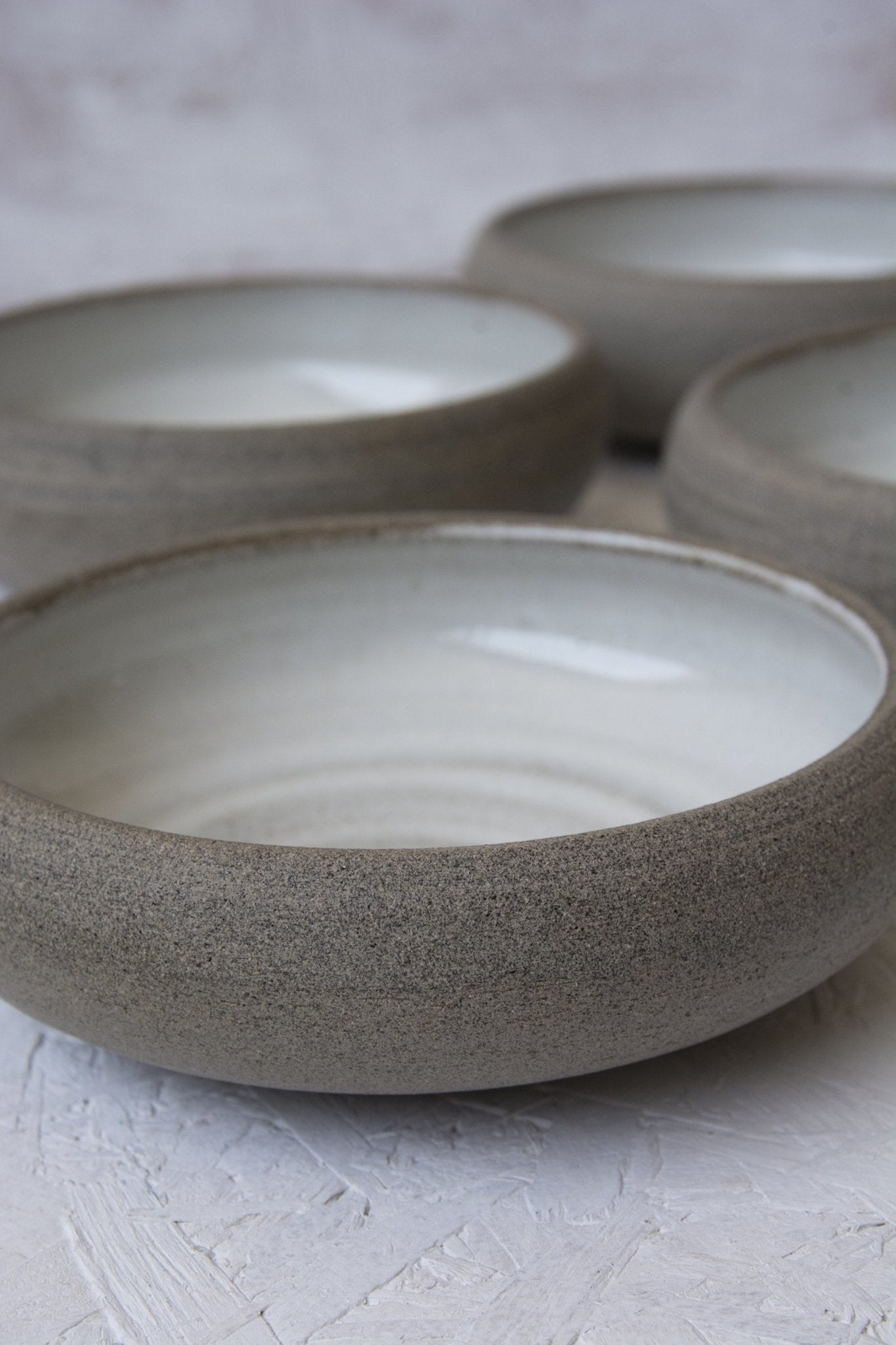 Shallow Ceramic Tapas Bowl for Small Dishes