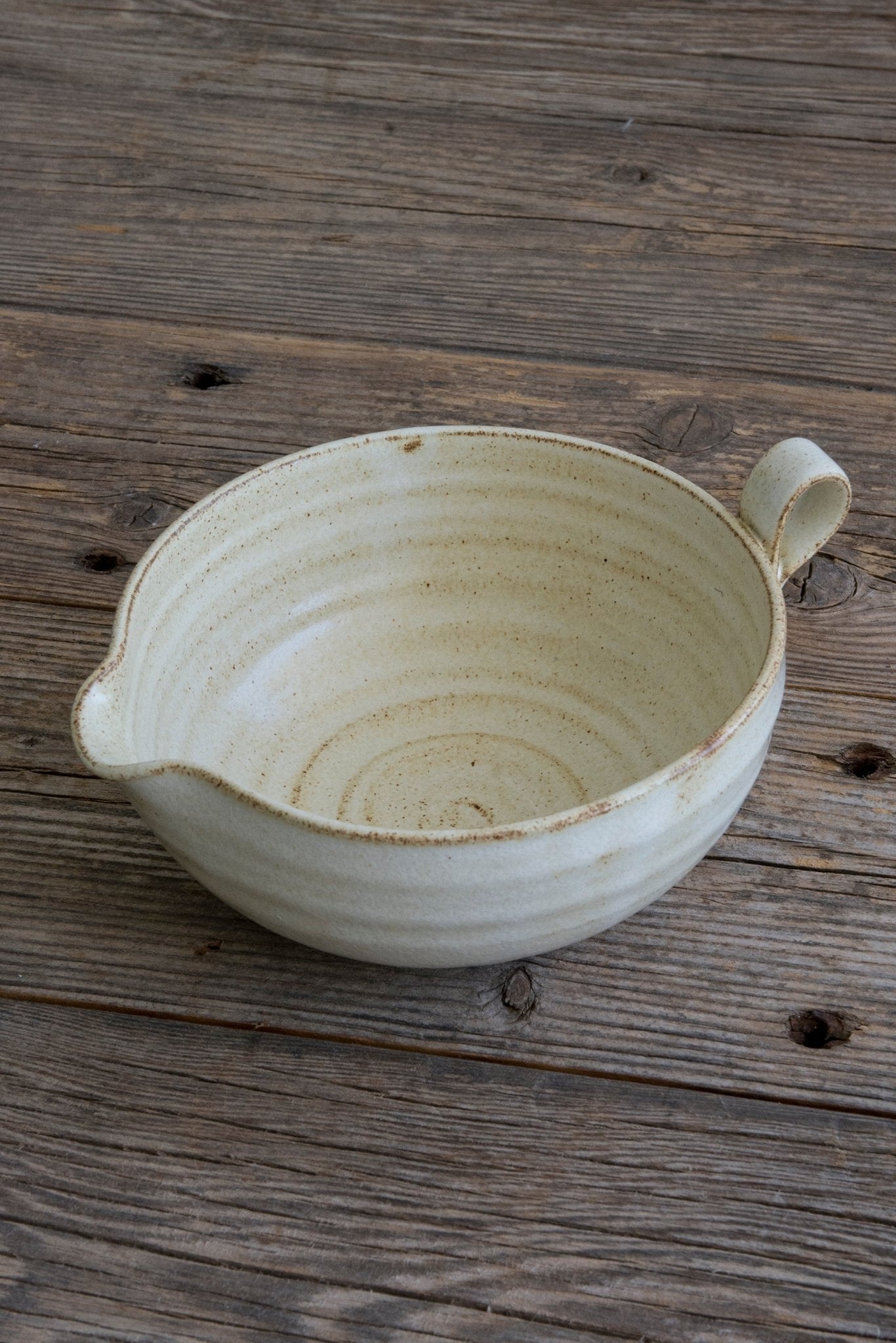 Yellow Pottery Mixing Bowl for Kitchen Prep