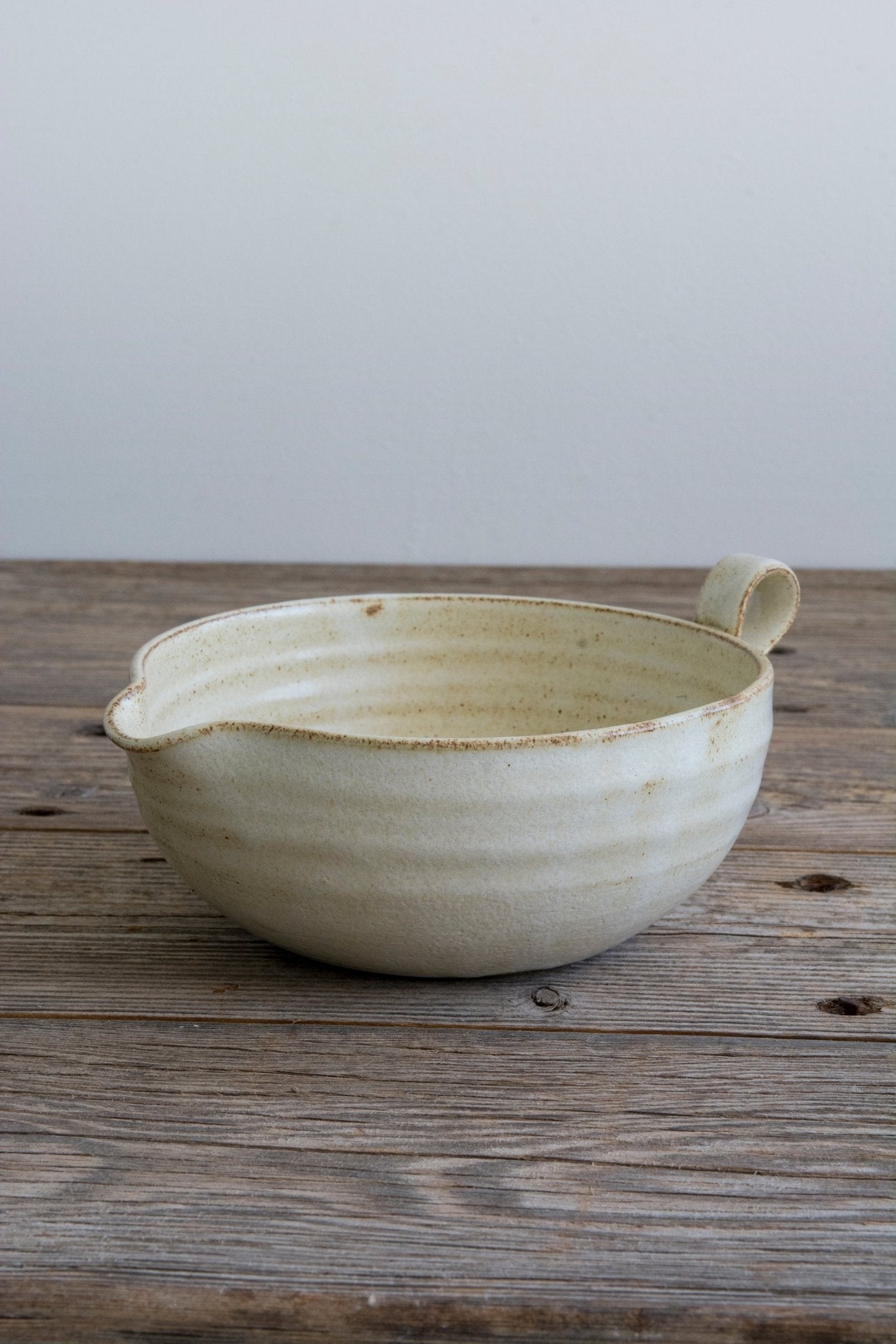 Yellow Pottery Mixing Bowl for Kitchen Prep
